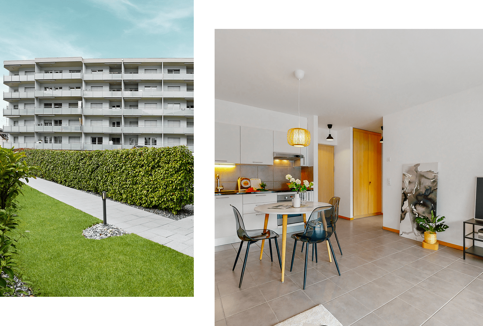 plusieurs photos d'intérieurs