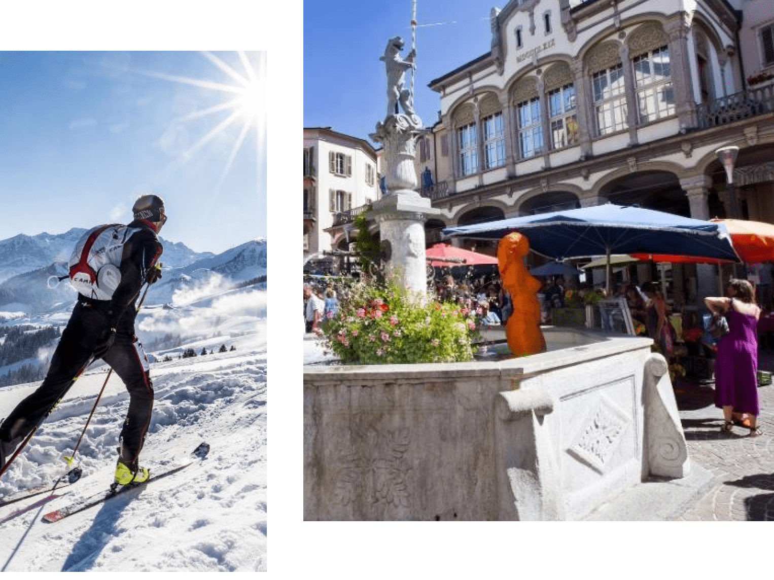 plusieurs photos de la région